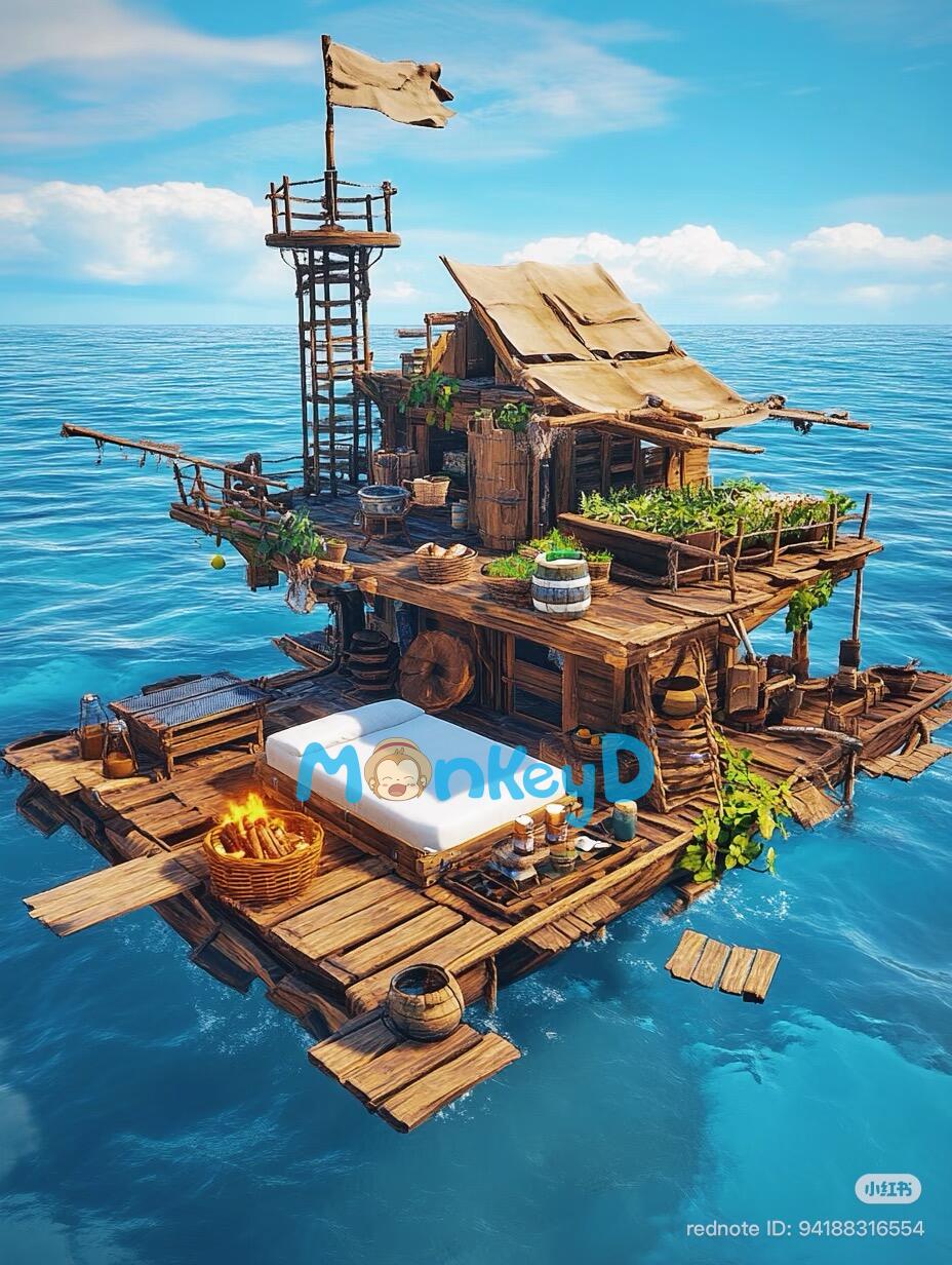 Bắt Đầu Sinh Tồn Bằng Một Cái Bè Rách