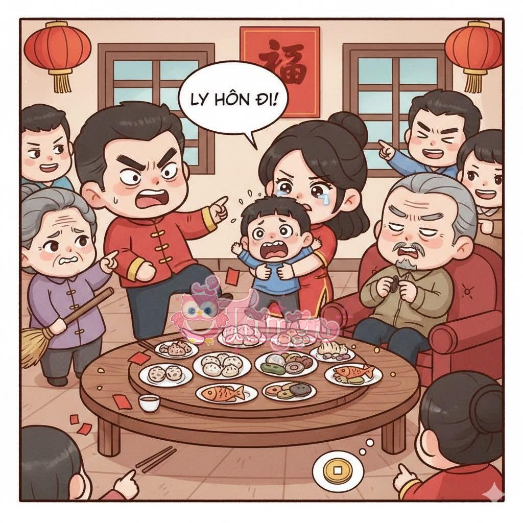 Đêm Giao Thừa, Chồng Tôi Chuyển Cho Con Trai 5 Đồng