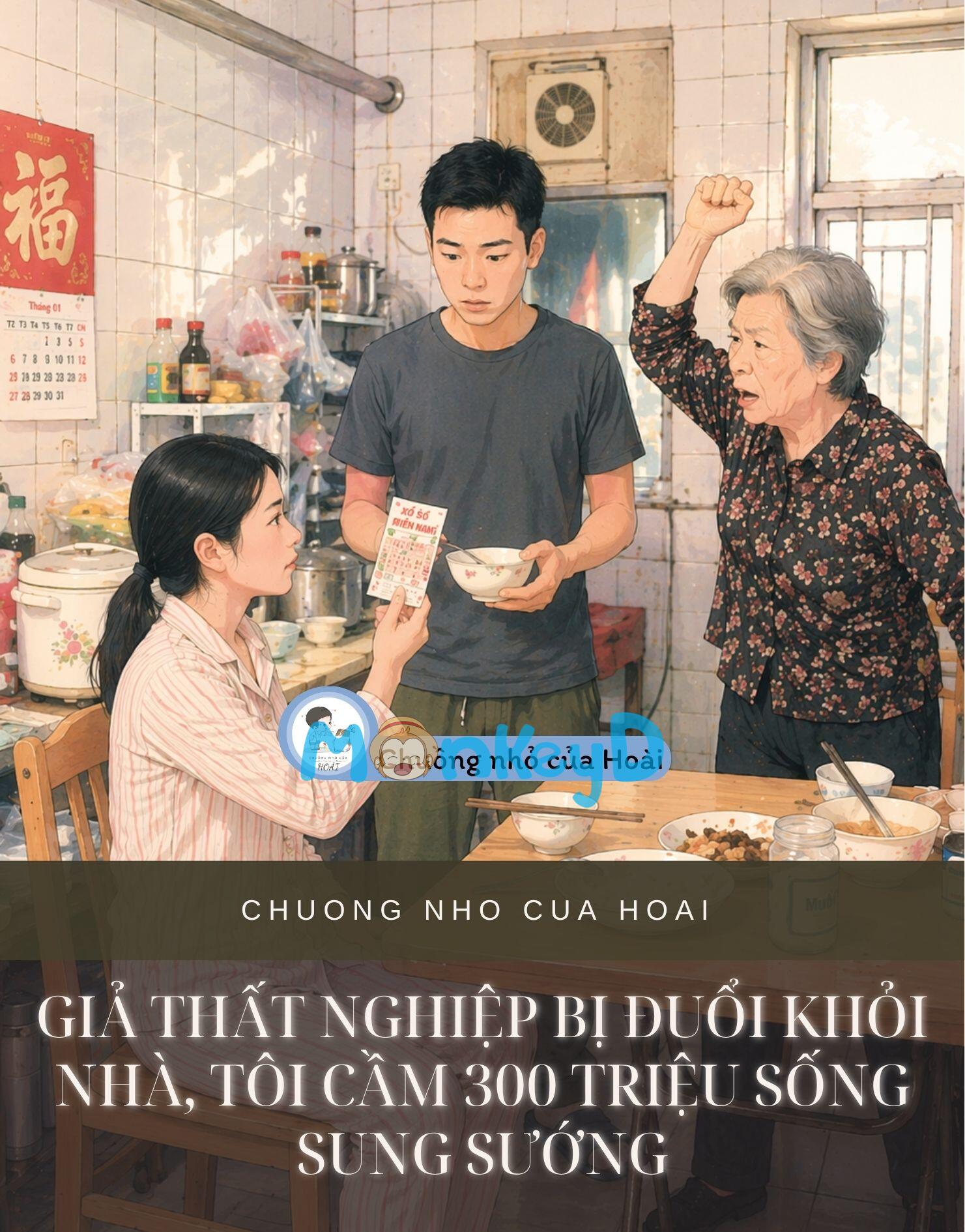 Giả Thất Nghiệp Bị Đuổi Khỏi Nhà, Tôi Cầm 300 Triệu Sống Sung Sướng